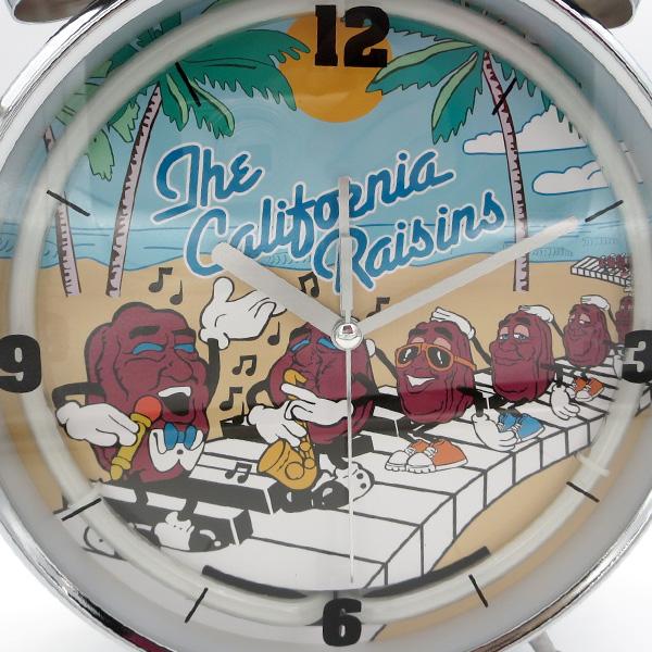 アラームクロック ネオンライト付き カリフォルニア レーズンズ
