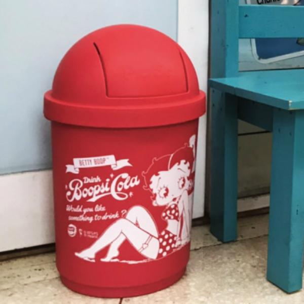 BETTY BOOP（ベティ ブープ） ゴミ箱 35リットル ふた付き ベティ