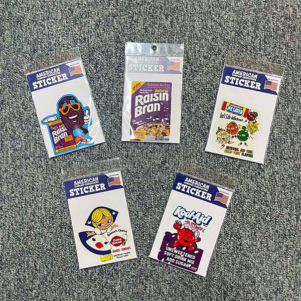 アメリカン⭐︎アメキャラ系 ショッパー、ロールシール、デザインペーパーまとめ売り 平袋30枚 ロールシールセット おためし アメキャラ コーヒー系