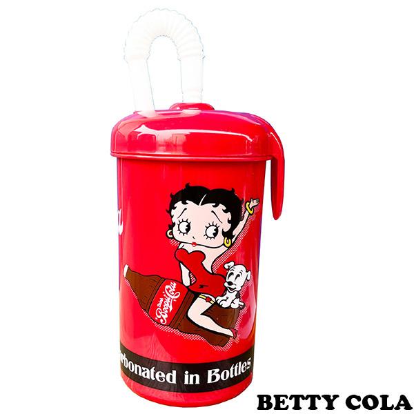 BETTY BOOP（ベティ ブープ） アメリカン ストロー付きカップ 蓋付き