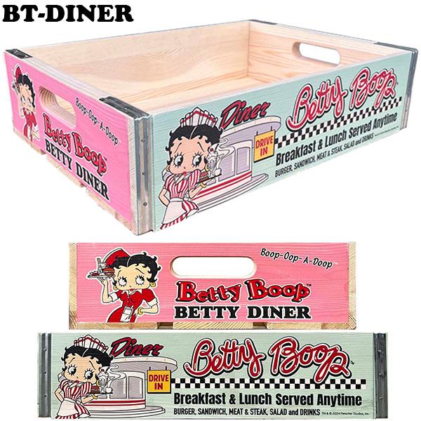 BETTY BOOP（ベティ ブープ） アメリカン 木箱 収納ボックス ウッド