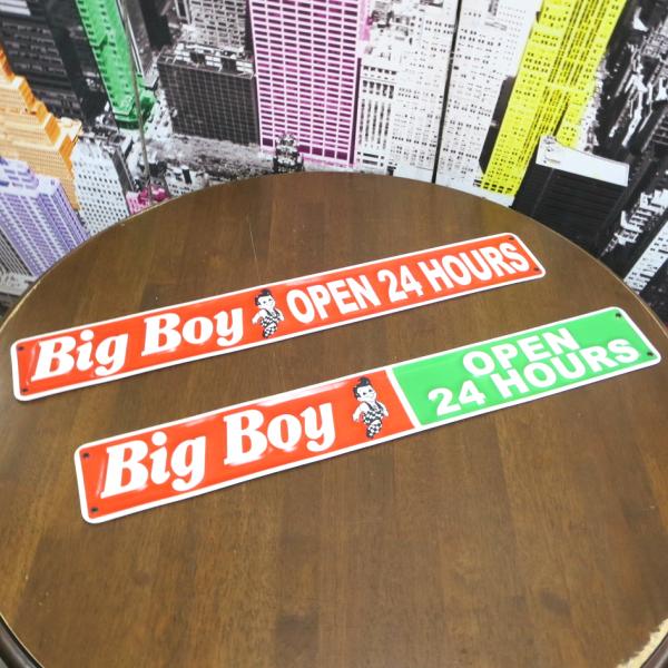 アメリカ生まれのファミリーレストランビッグボーイのダイナー看板 2色