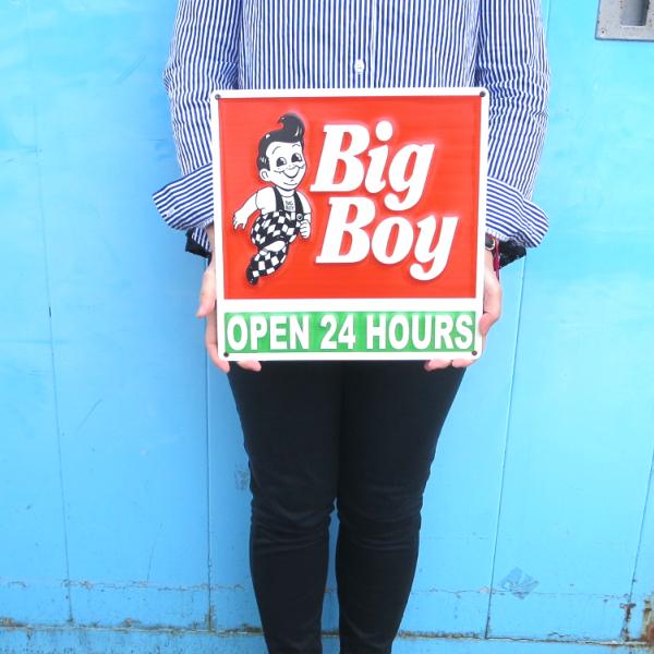 1958年　スクアートボーイ　看板　ストアディスプレイ　ラックトッパー　サイン 楽天市場】ポスターフレーム （ビッグボーイ/パーク） ポスター＆木製