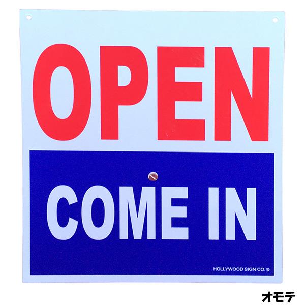プラスティック サインボード OPEN WILL RETURN 看板 サインプレート