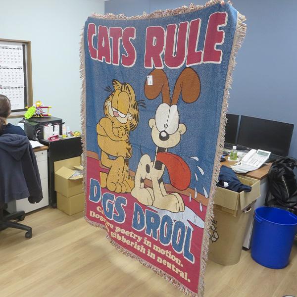 ガーフィールド フリンジ タペストリーアメリカ雑貨 ウォールデコレーション ガーフィールド フリンジ タペストリー グッズ キャラクター