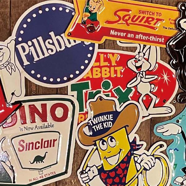 アメリカン ブリキ看板 食品系 ミニ エンボスメタルサイン ダイナー