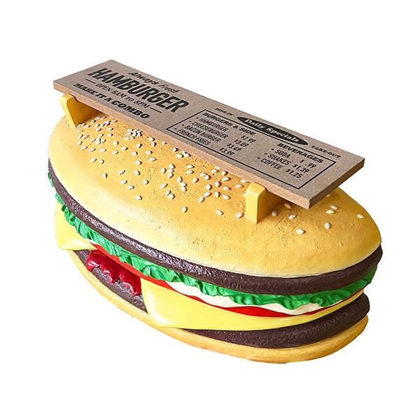 ハンバーガー シェルフ ラック 壁掛け シェルフ棚 壁に立てかける 棚