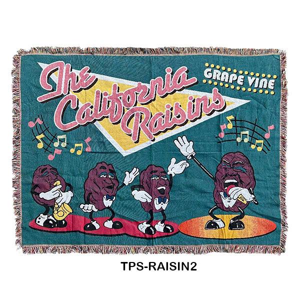 フリンジタペストリー/TPS-RAISIN2 カリフォルニア レーズン キャラクター タペストリー フリンジ