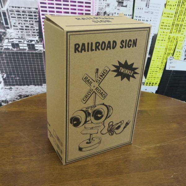 レールロード サイン ランプ【RAILROAD SIGN LAMP】アメリカの信号機の