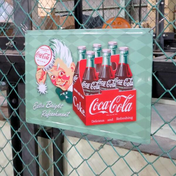 Coca Cola（コカコーラ） 看板 グッズ ブリキ看板 アメリカン雑貨
