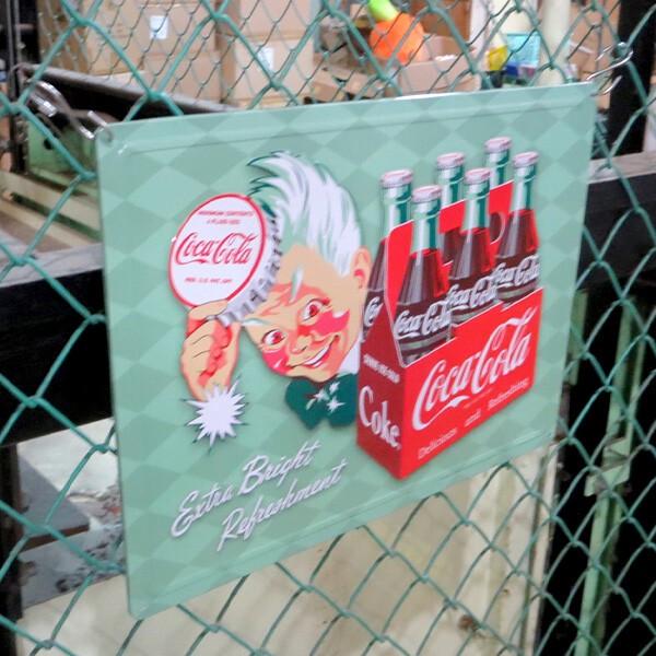 Coca Cola（コカコーラ） 看板 グッズ ブリキ看板 アメリカン雑貨