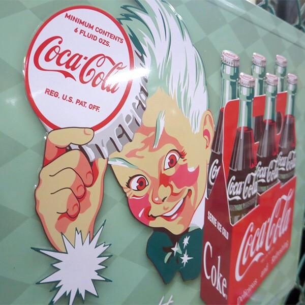 Coca Cola（コカコーラ） 看板 グッズ ブリキ看板 アメリカン雑貨