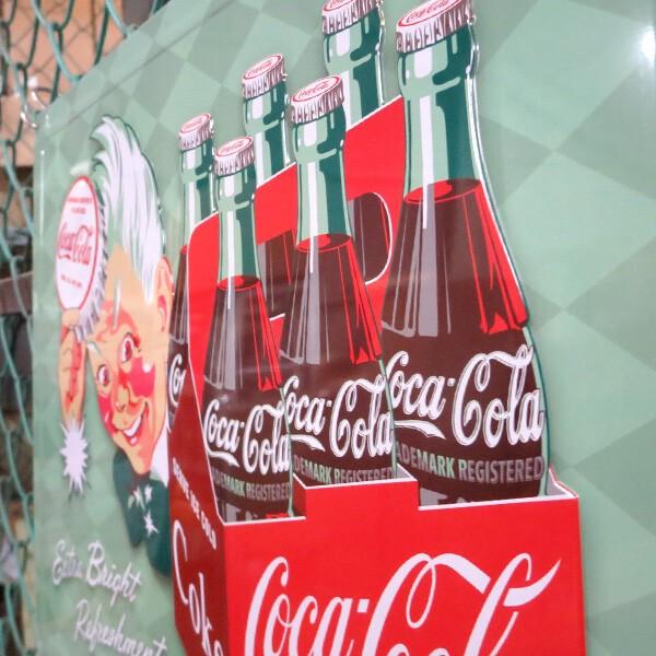 Coca Cola（コカコーラ） 看板 グッズ ブリキ看板 アメリカン雑貨