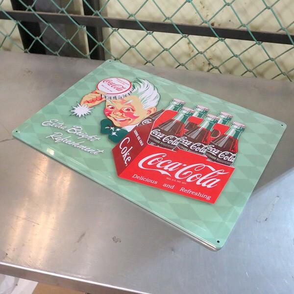 Coca Cola（コカコーラ） 看板 グッズ ブリキ看板 アメリカン雑貨