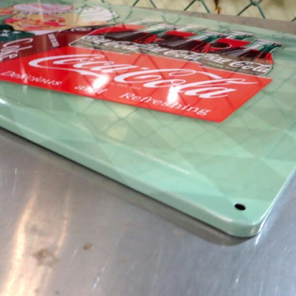 Coca Cola（コカコーラ） 看板 グッズ ブリキ看板 アメリカン雑貨