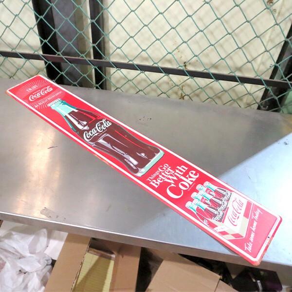 Coca Cola（コカコーラ） 看板 グッズ 縦長ストリートサイン 90cm