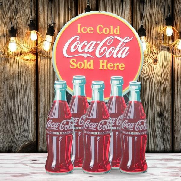 Coca Cola（コカコーラ） 看板 グッズ 大型 ブリキ看板 アメリカン雑貨