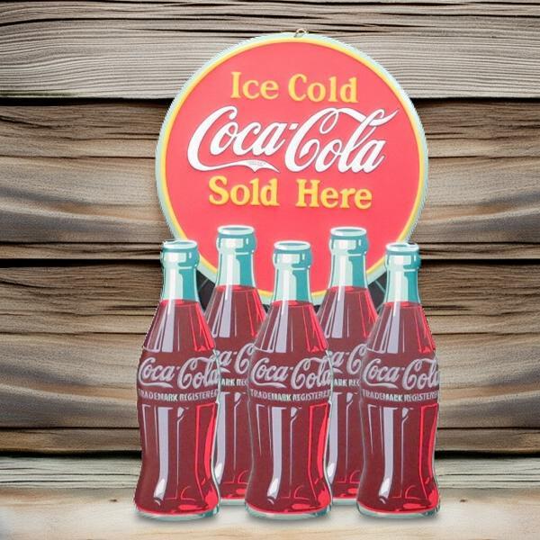 Coca Cola（コカコーラ） 看板 グッズ 大型 ブリキ看板 アメリカン雑貨