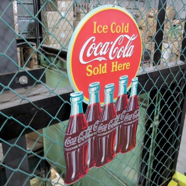 Coca Cola（コカコーラ） 看板 グッズ 大型 ブリキ看板 アメリカン雑貨