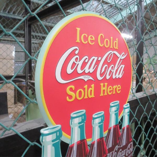 Coca Cola（コカコーラ） 看板 グッズ 大型 ブリキ看板 アメリカン雑貨