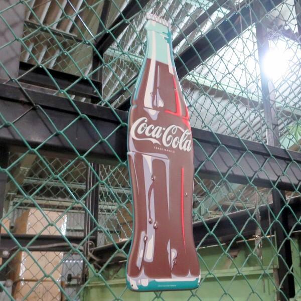 Coca Cola（コカコーラ） 看板 ブリキ看板 グッズ 瓶 ボドル