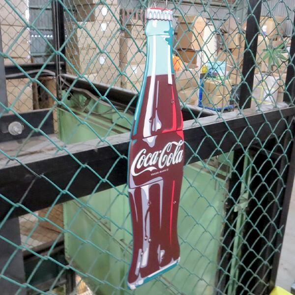 Coca Cola（コカコーラ） 看板 ブリキ看板 グッズ 瓶 ボドル