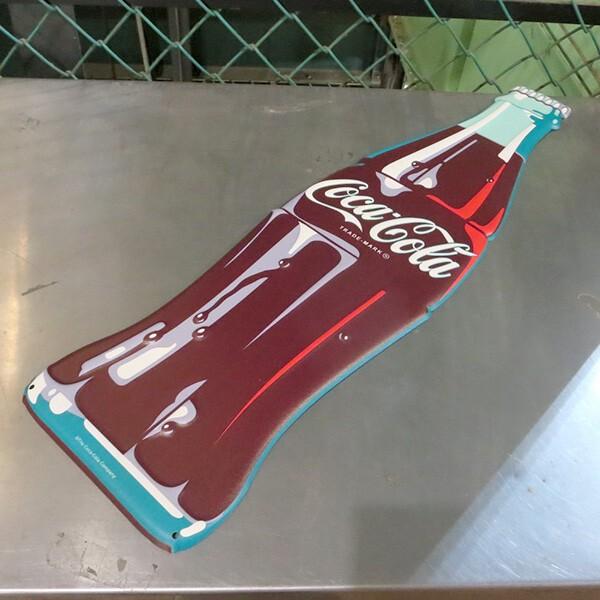 Coca Cola（コカコーラ） 看板 ブリキ看板 グッズ 瓶 ボドル