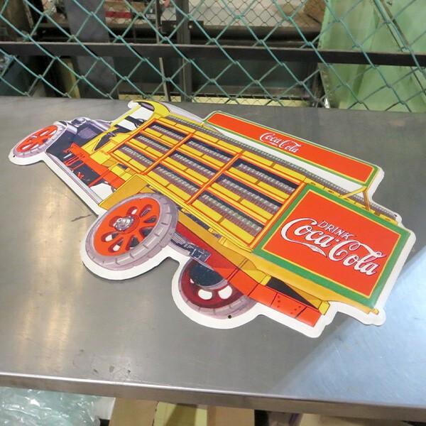Coca Cola（コカコーラ） ヴィンテージ トラック ブリキ看板