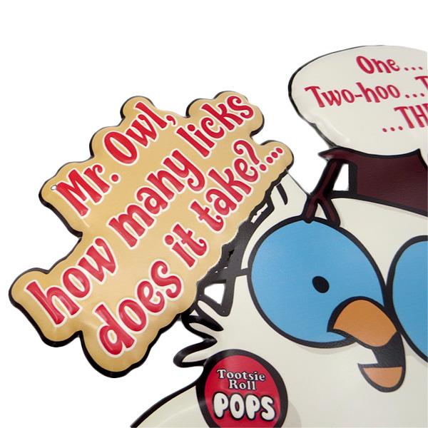 ブリキ看板 アメリカン アンティーク トッツィーポップス Tootsie Mr