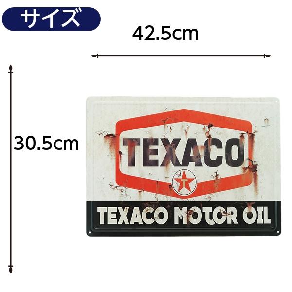 ブリキ看板 アメリカン アンティーク ガレージ インテリア 車 テキサコ