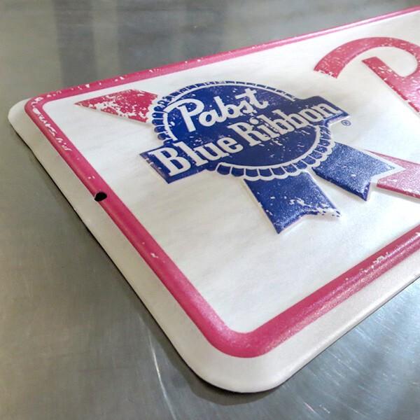 パブストブルーリボン ビール ブリキ看板 看板 パブスト グッズ