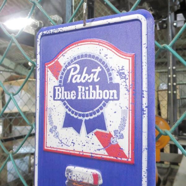 ブリキ看板 パブストブルーリボン ビール 看板 パブスト グッズ