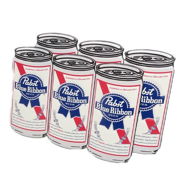 ブリキ看板 パブストブルーリボン ビール 缶 6本 パブスト グッズ