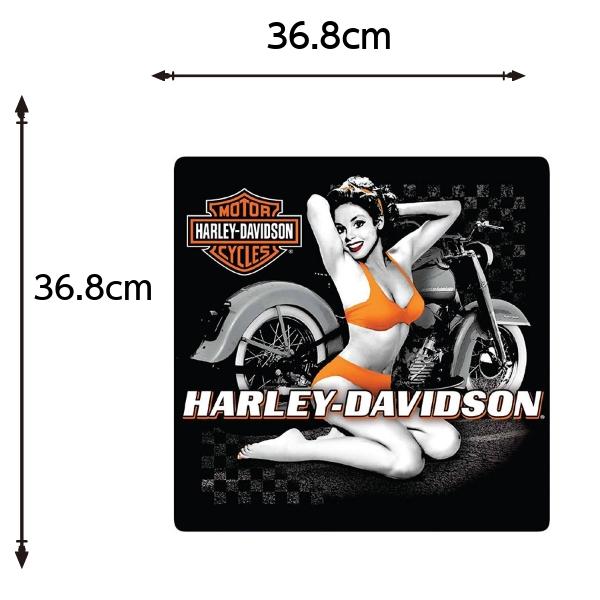 Harley Davidson（ハーレー・ダビッドソン） ブリキ看板 エンボス