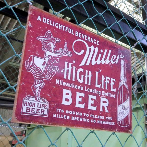 ミラービール ブリキ看板 アメリカン アメリカン雑貨 おしゃれ
