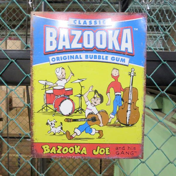 ブリキ看板 アメリカン バズーカ BAZOOKA BAND メタルサイン サイン
