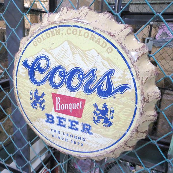 ヴィンテージ　クアーズ　大きいギター看板 アコースティックギター史上最も攻撃的なニックネーム【ボーン