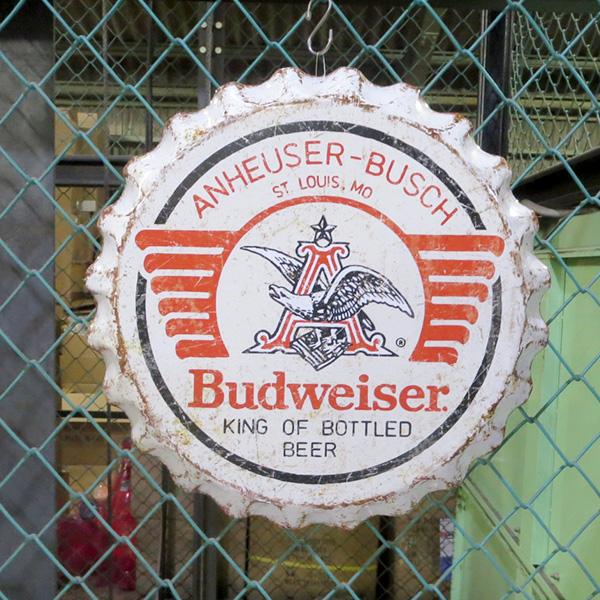 バドワイザービール ブリキ看板 アメリカン アメリカン雑貨 おしゃれ