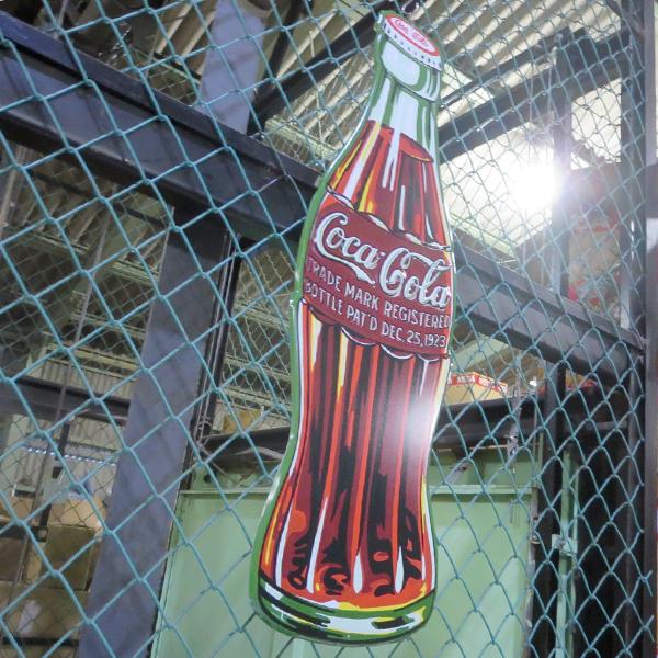 Coca Cola（コカコーラ） 瓶 ブリキ看板 大型 アメリカン 看板 グッズ