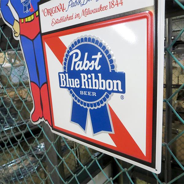 パブスト ビール 看板 アメリカン ブリキ看板 大型 ダイカット