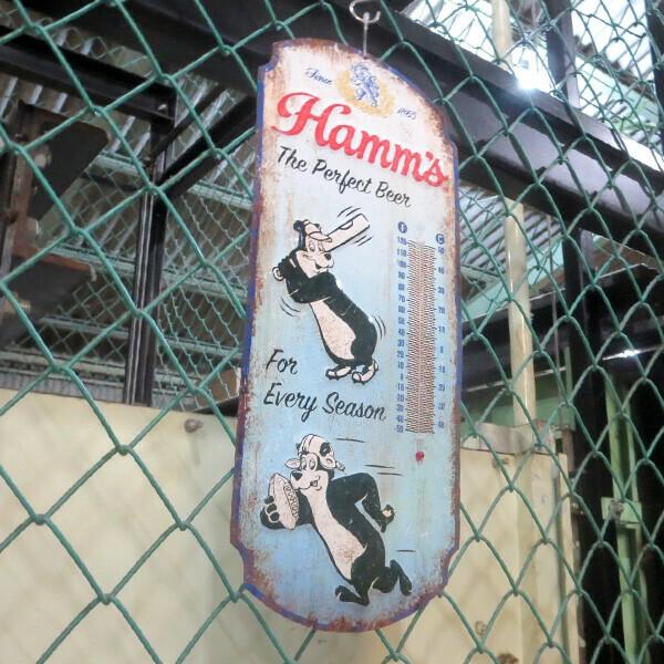 ハムズビール 温度計 アナログ ビール メタル サーモメーター