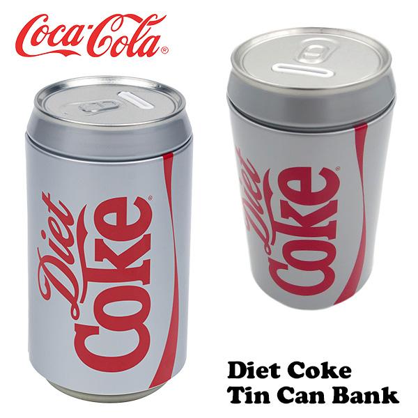 Coca Cola（コカコーラ） グッズ 貯金箱 ダイエット ブリキ缶バンク
