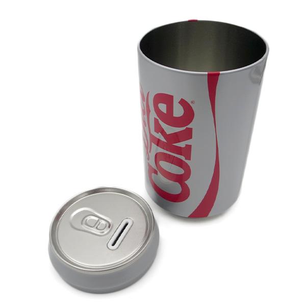 Coca Cola（コカコーラ） グッズ 貯金箱 ダイエット ブリキ缶バンク
