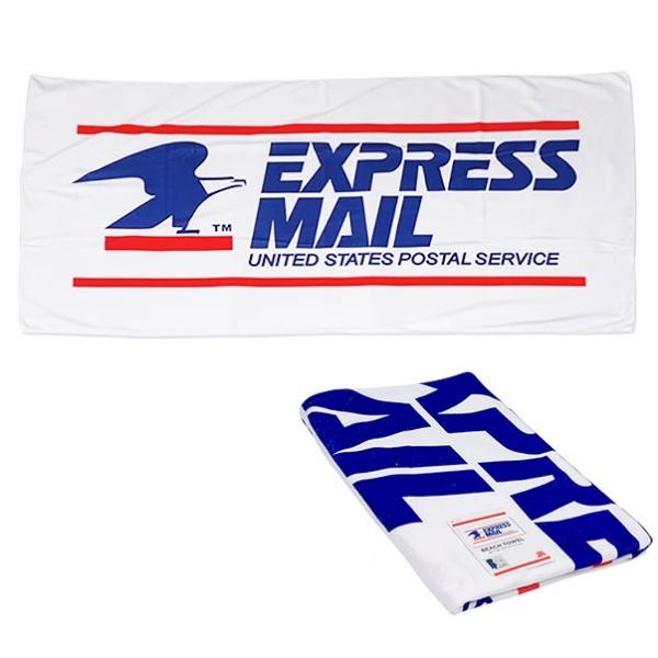USPS エクスプレスメール ビーチタオル 大判 バスタオル ブランケット