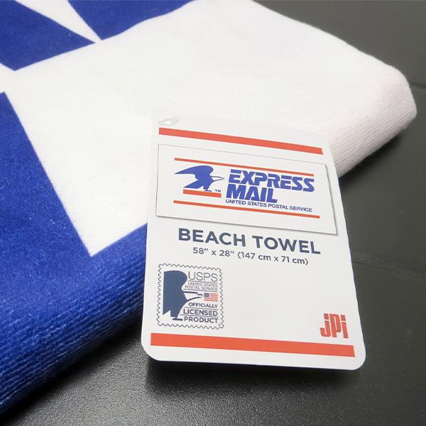 USPS エクスプレスメール ビーチタオル 大判 バスタオル ブランケット