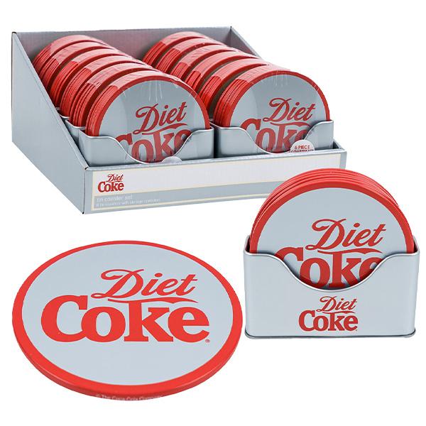 Coca Cola ダイエット コカコーラ コースター セット 6枚入り Coca Cola ダイエット コカコーラ コースター セット 6枚入り