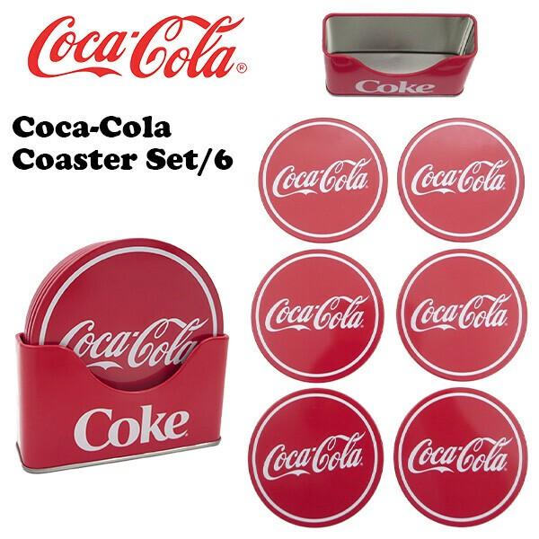 Coca Cola（コカコーラ） コースター セット 6枚入り 雑貨 グッズ