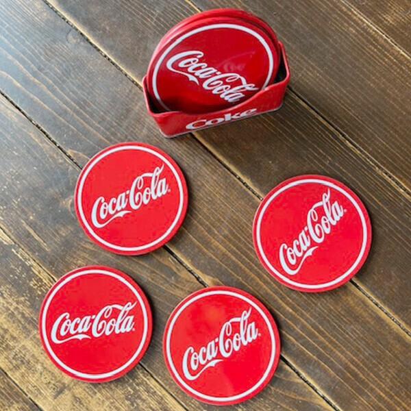 Coca Cola（コカコーラ） コースター セット 6枚入り 雑貨 グッズ