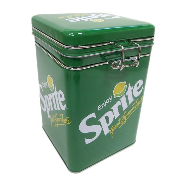 Coca Cola（コカコーラ） スプライト キャニスター缶 四角 保存容器