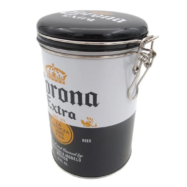 コロナビール キャニスター缶 保存容器 コロナ ビール グッズ ブリキ缶